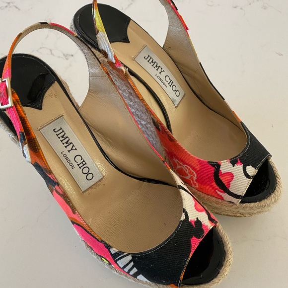 Jimmy Choo Wedges Espadrilles - Picture 1 of 11